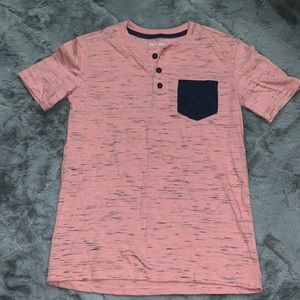 Cat & Jack, M(8/10) Pink and Navy tshirt